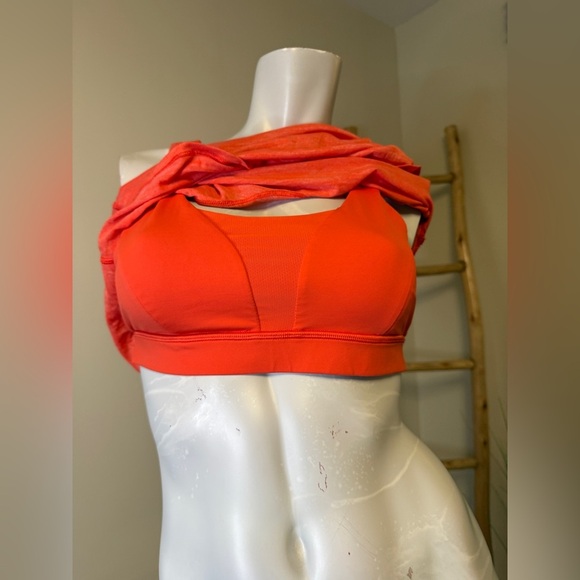 LULULEMON- Glide and Stride Tank Heathered Alarming Running Training Gym Yoga 10 - Picture 4 of 9